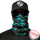Aqua Military Blackout Camo