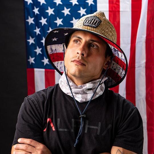 Ladder Hat | American Flag