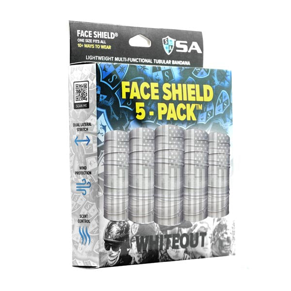 Face Shield® 5-Pack | Whiteout