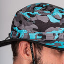 Bucket Hat | Aqua Blackout Military Camo