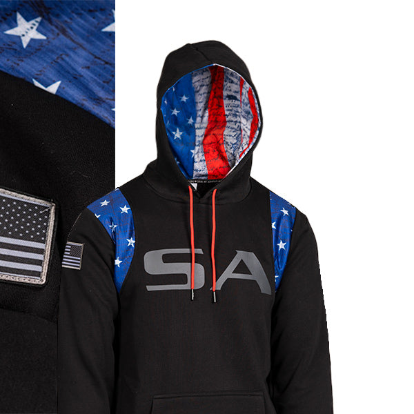 Honor Lined Hoodie | American Flag | SA