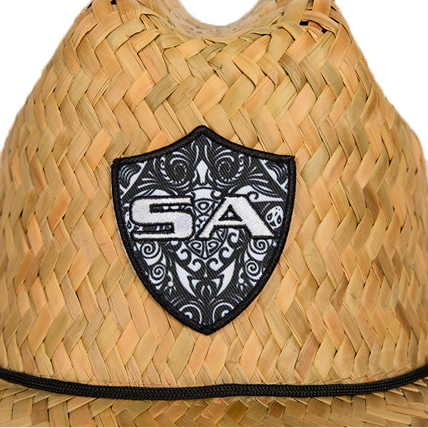 Under Brim Straw Hat | UPGRADED | Polynesian Tribal