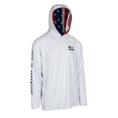 Hooded Performance Long Sleeve Shirt | American Flag