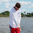 Hooded Performance Long Sleeve Shirt | American Flag