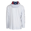 Hooded Performance Long Sleeve Shirt | American Flag