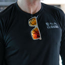 Performance Long Sleeve Shirt | Blackout Fins & Stripes