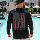 Performance Long Sleeve Shirt | Blackout Fins & Stripes