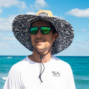 Under Brim Straw Hat | UPGRADED | Polynesian Tribal