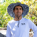 Under Brim Straw Hat | UPGRADED | Polynesian Tribal