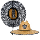 Under Brim Straw Hat | UPGRADED | Polynesian Tribal
