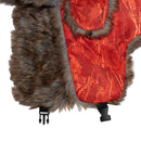 Trapper Hat | Hi Vis Orange Forest Camo