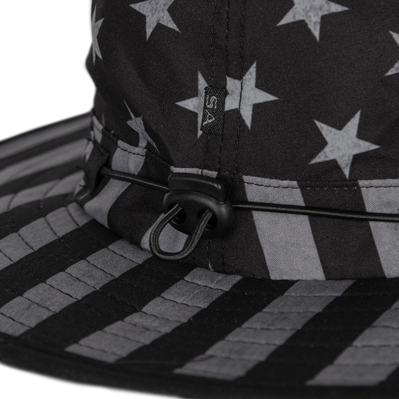 SA Bucket Hat | Blackout American Flag