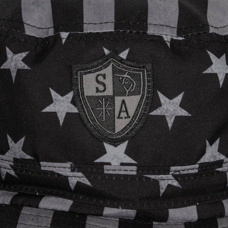 SA Bucket Hat | Blackout American Flag