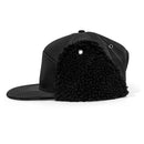 Billed Trapper Hat | Blackout American Flag