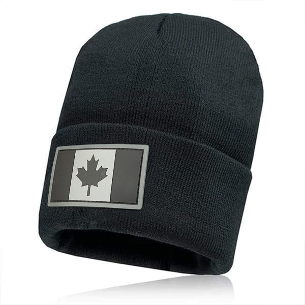 Classic Beanie | Blackout Canada Flag