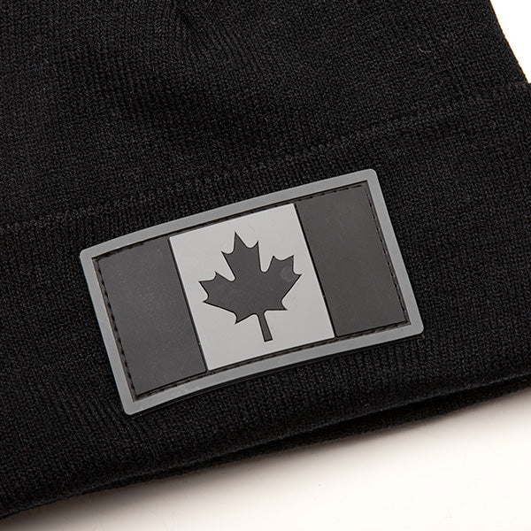 Classic Beanie | Blackout Canada Flag