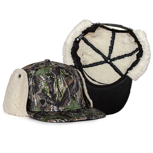 Billed Trapper Hat | Dregs Forest Camo