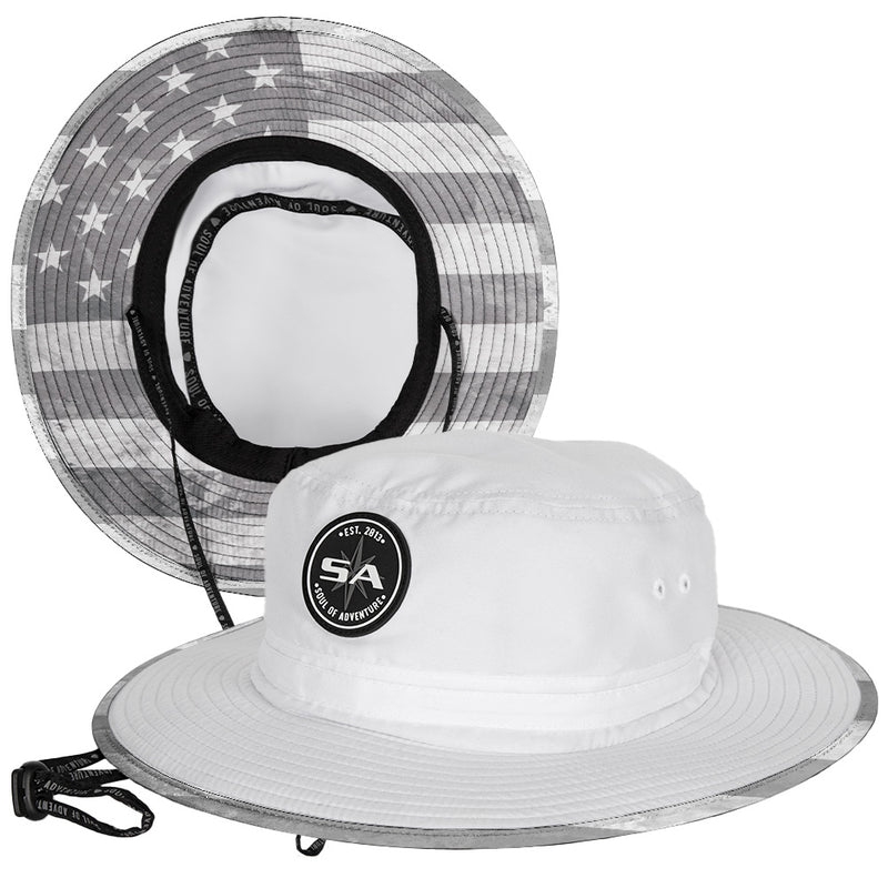 Men's Bucket Hat | USA Flag Men's Boonie Hat
