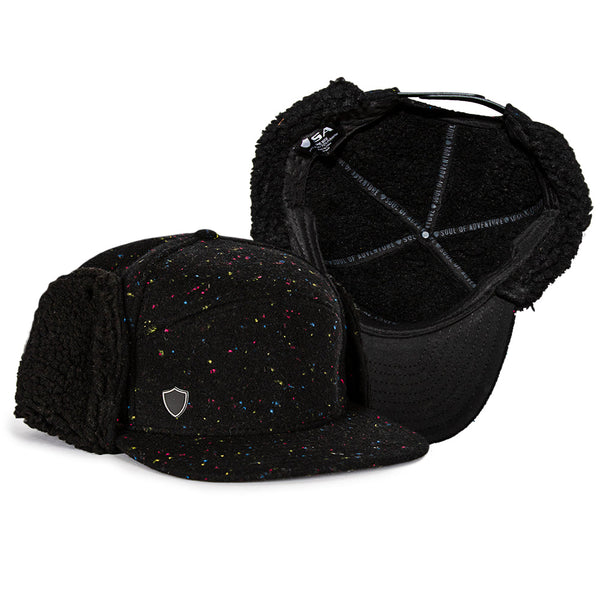 Billed Trapper Hat | Multi-Color Speckle