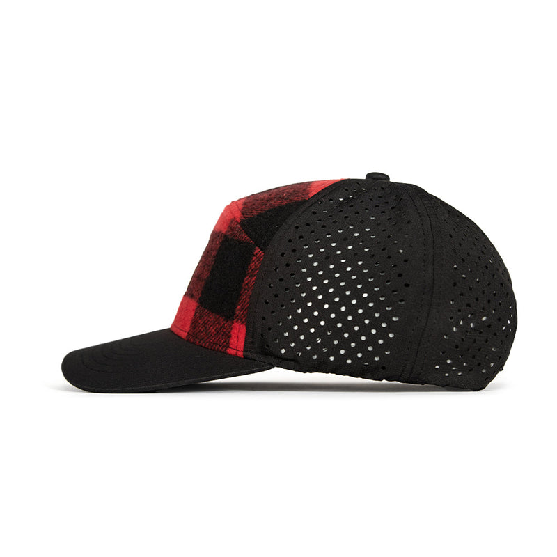 Performance Snapback | Felt Lumberjack Red