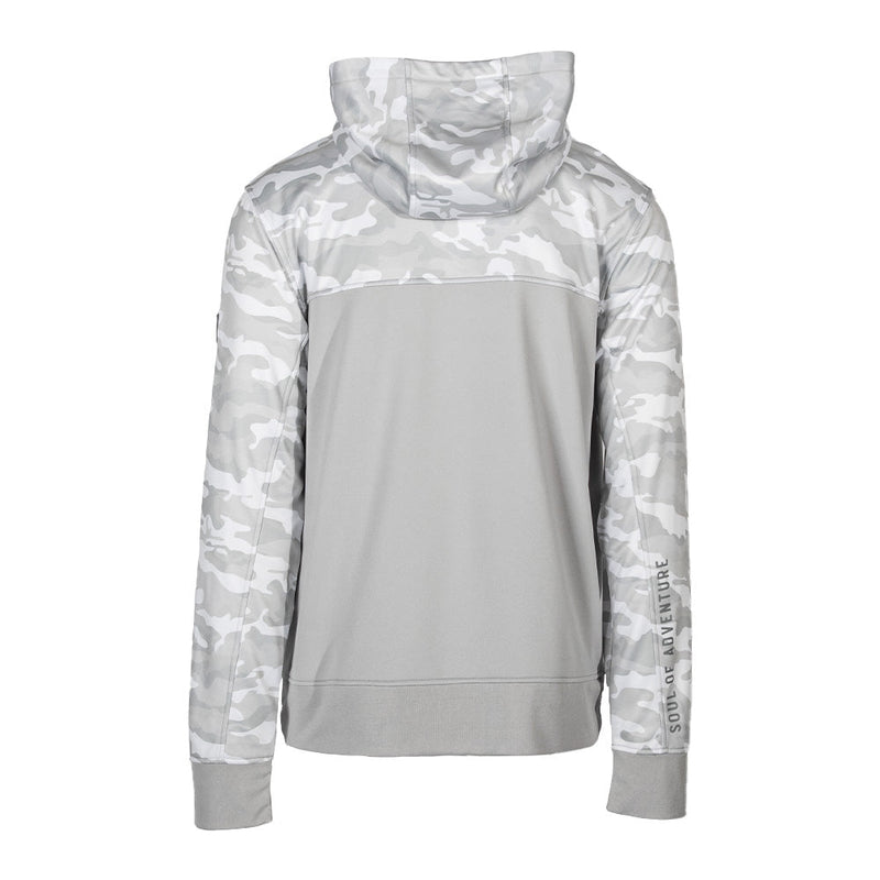 Half Zip Performance Hoodie | Ghost Military Camo