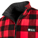 Reversible Vest | Lumberjack Red | Black