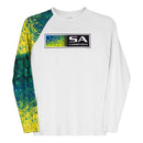 Performance Long Sleeve Shirt | Sleeve Mahi | Mahi Fade