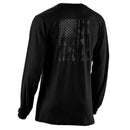 Cotton Long Sleeve | Black | Fins & Stripes