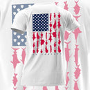 Short Sleeve Tee | White | Fins & Stripes