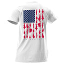 Short Sleeve Tee | White | Fins & Stripes