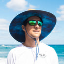 Palms Under Brim Straw Hat | Underwater Topography