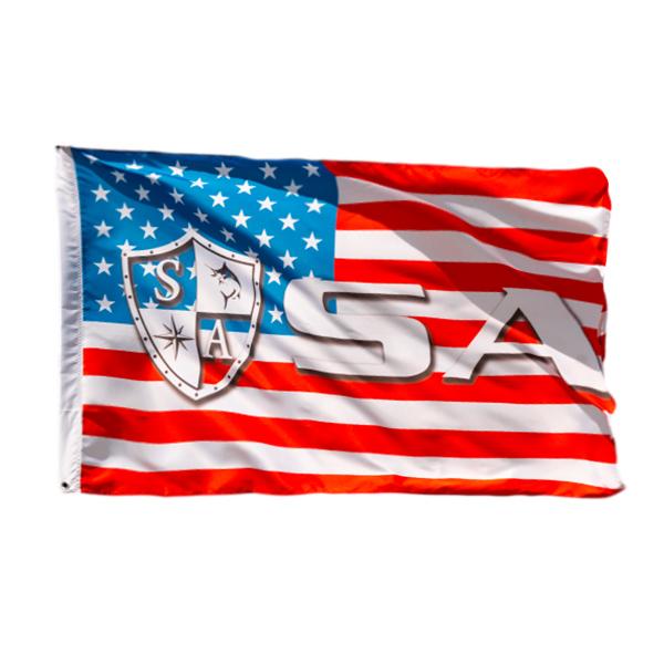SA Flag | American Flag | Shield Logo