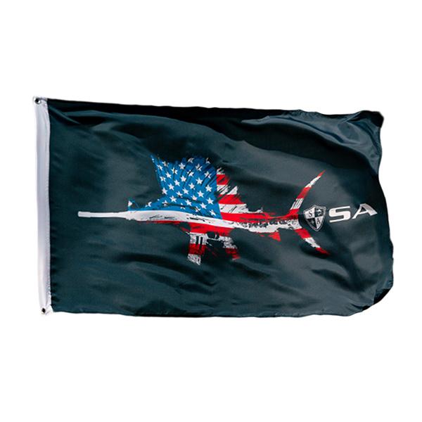 SA Flag | Black | American Game On