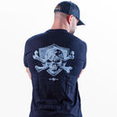 Short Sleeve Tee | Black | White Skull & Bones