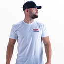 Short Sleeve Tee | White | Fins & Stripes