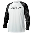 Performance Tactical L/S Mesh | Black | 2 Sleeve-B/O American Flag | Alpha