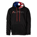 Classic Lined Hoodie | Blackout American Flag | AD