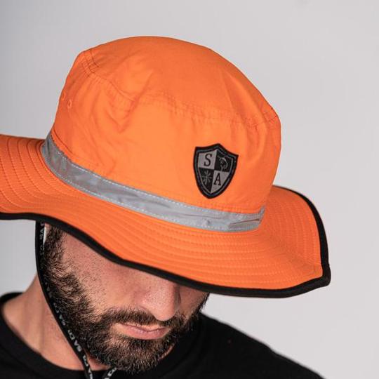 SA Bucket Hat | Under Construction | Orange