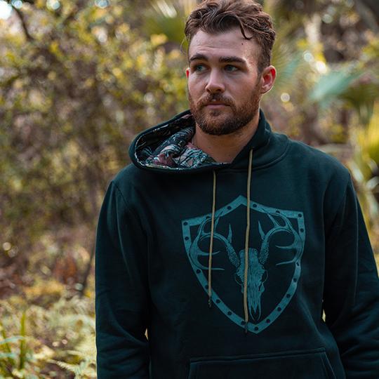 Hoodie Inner Lined | Dregs Forest Camo | Sharp Shot