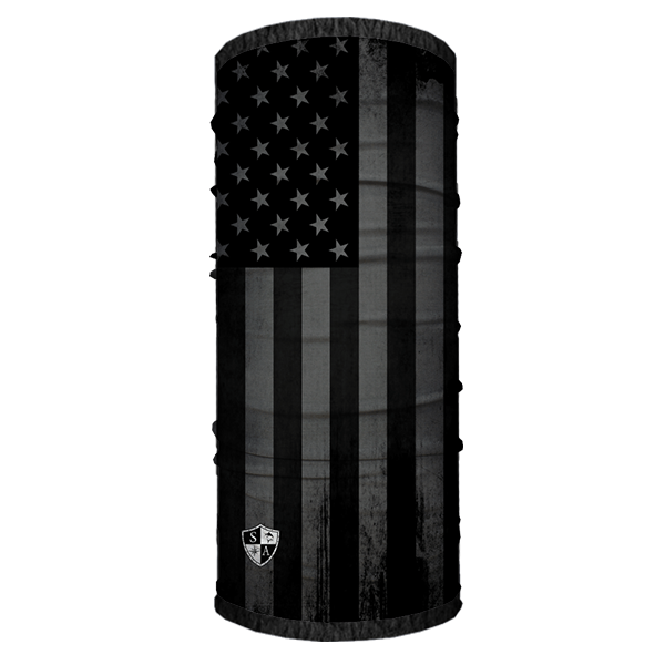 Fleece Face Shields® | Blackout American Flag