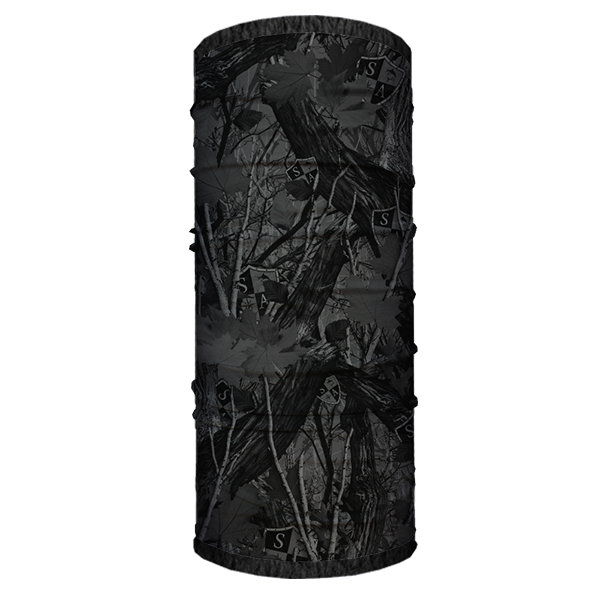Fleece Face Shields® | SA Blackout Forest Camo
