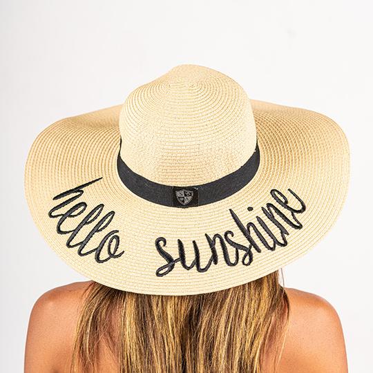 Floppy Straw Hat | Hello Sunshine