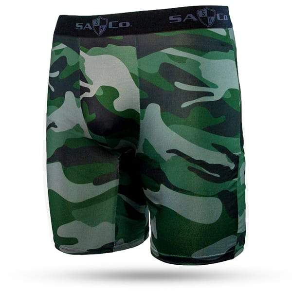 CLOSEOUT Boxer Briefs | Green Military Camo