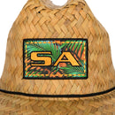 Under Brim Straw Hat | Tiger Palms