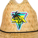 Under Brim Straw Hat | Cabana Boy