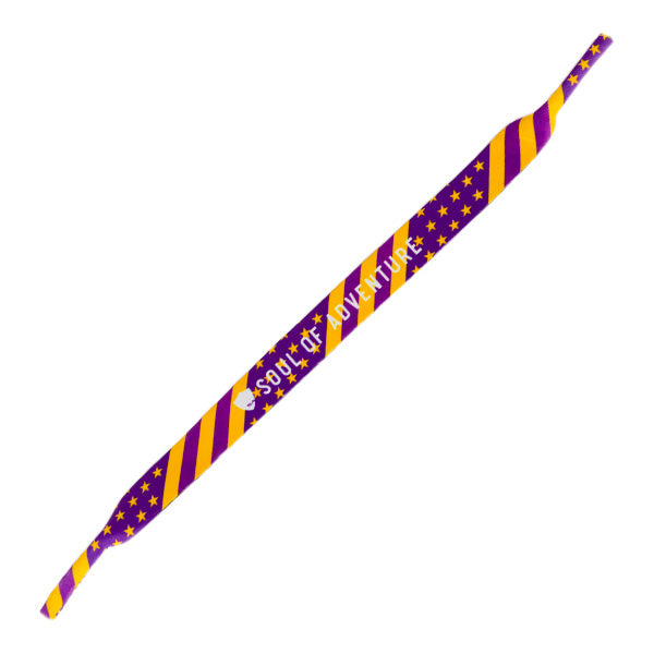 Game Day Sunglasses Holder | Flag | Purple and Yellow