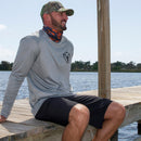 CLOSEOUT Board Shorts | Solid Black | Silver SA Shield