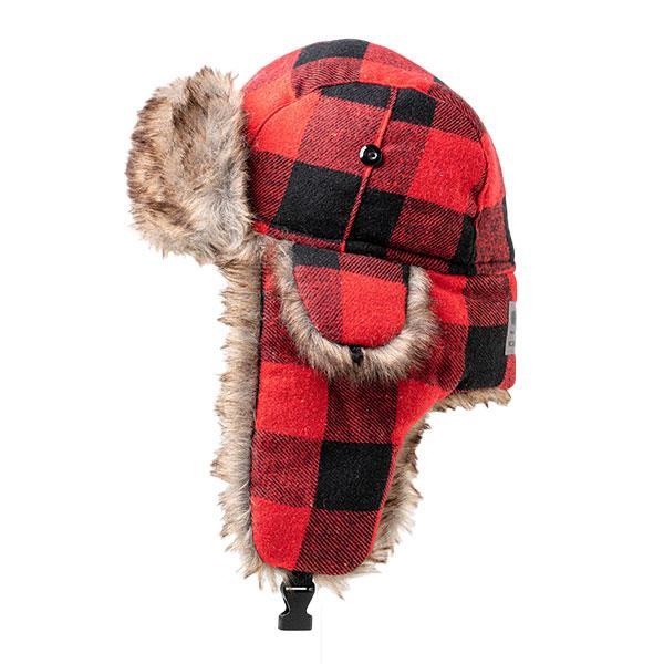 Kids Trapper Hat | Lumberjack Red - SA Company 