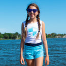 Girls Tie Tank | Tidal Waves