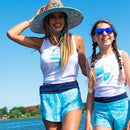 Girls Tie Tank | Tidal Waves